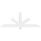 Ekena Millwork Kennewick Architectural Grade PVC Gable Bracket, 60"W x 22 1/2"H x 2"D x 4"F, 9/12 Pitch GBP060X23X0204KEN00 - alternate 2